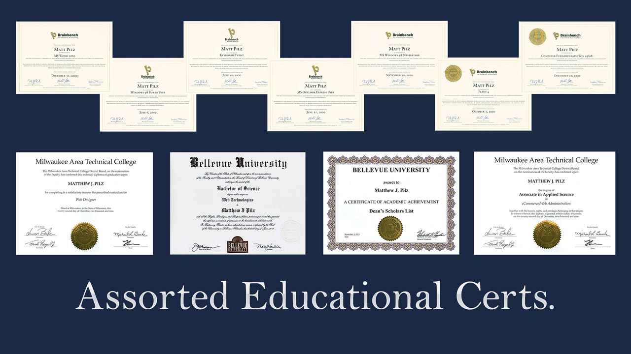 General Degrees and Certificates